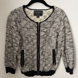 Lucky Brand Women's Bomber Sweater Jacket Size XS